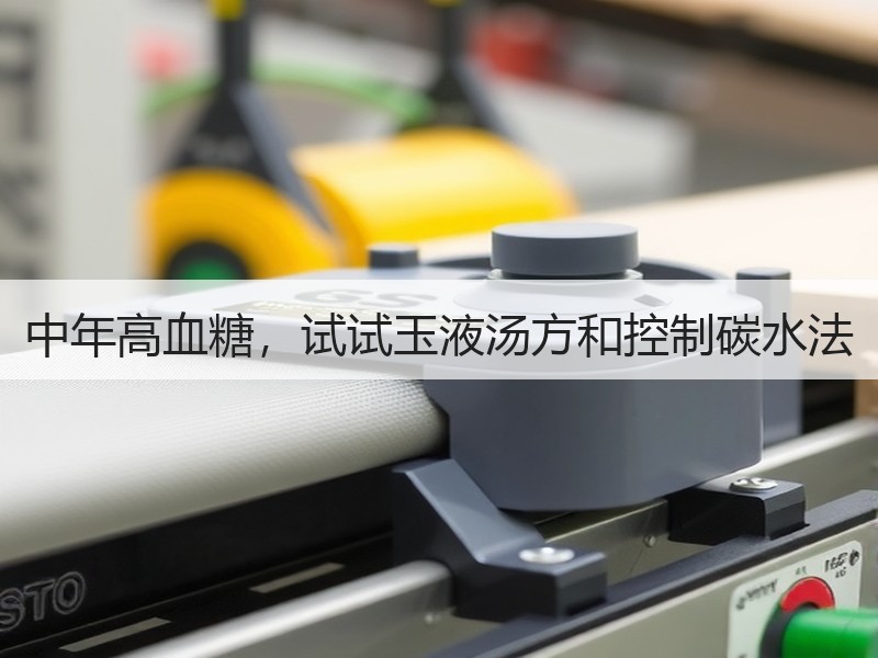 中年高血糖，试试玉液汤方和控制碳水法