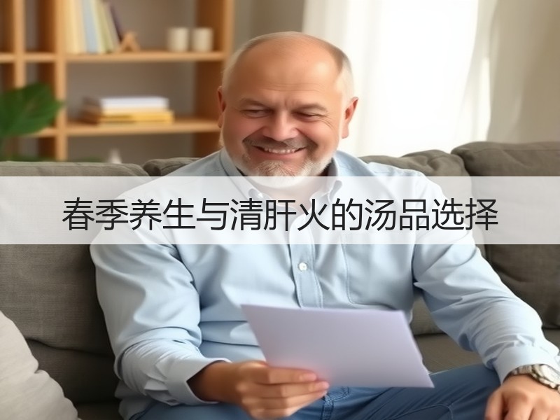 春季养生与清肝火的汤品选择
