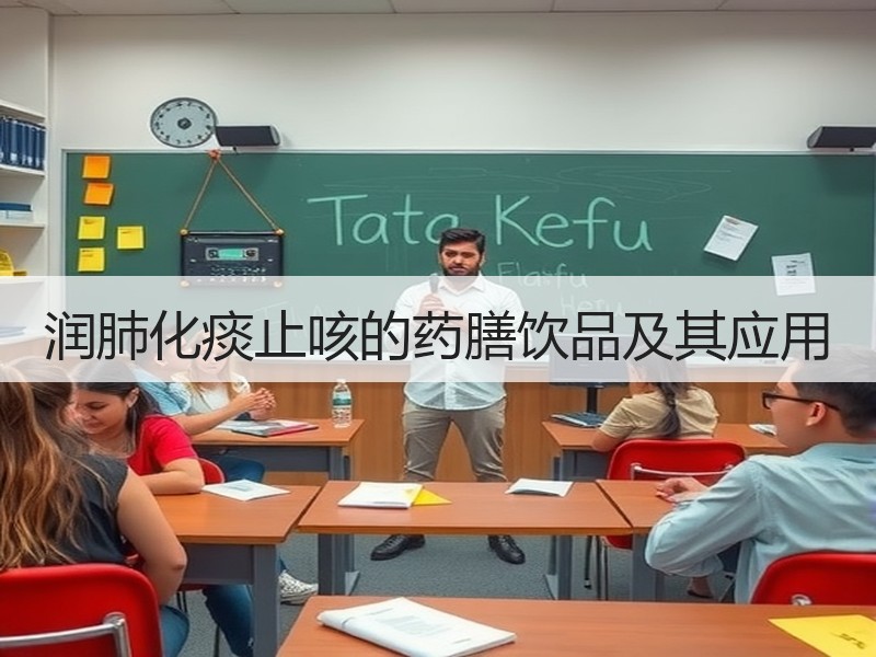 润肺化痰止咳的药膳饮品及其应用