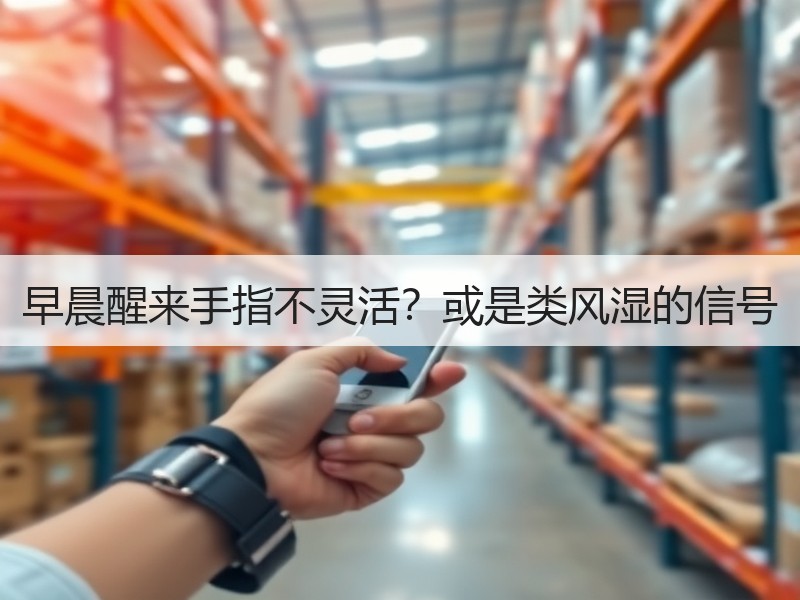 早晨醒来手指不灵活？或是类风湿的信号