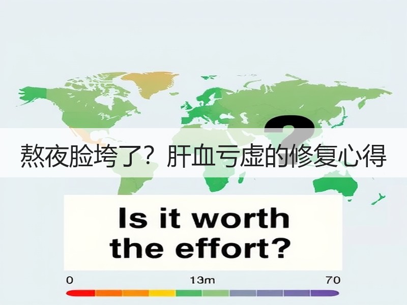 熬夜脸垮了？肝血亏虚的修复心得