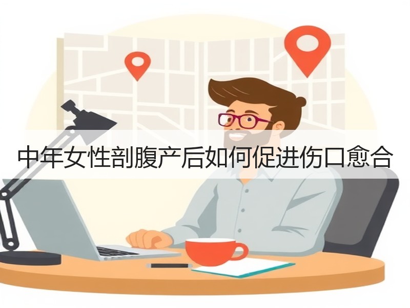 中年女性剖腹产后如何促进伤口愈合