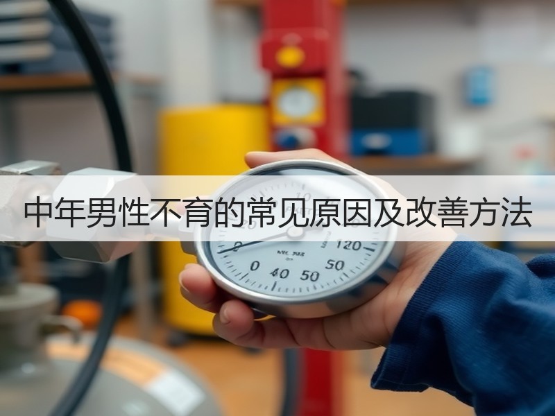 中年男性不育的常见原因及改善方法