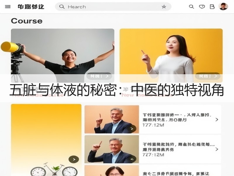 五脏与体液的秘密：中医的独特视角