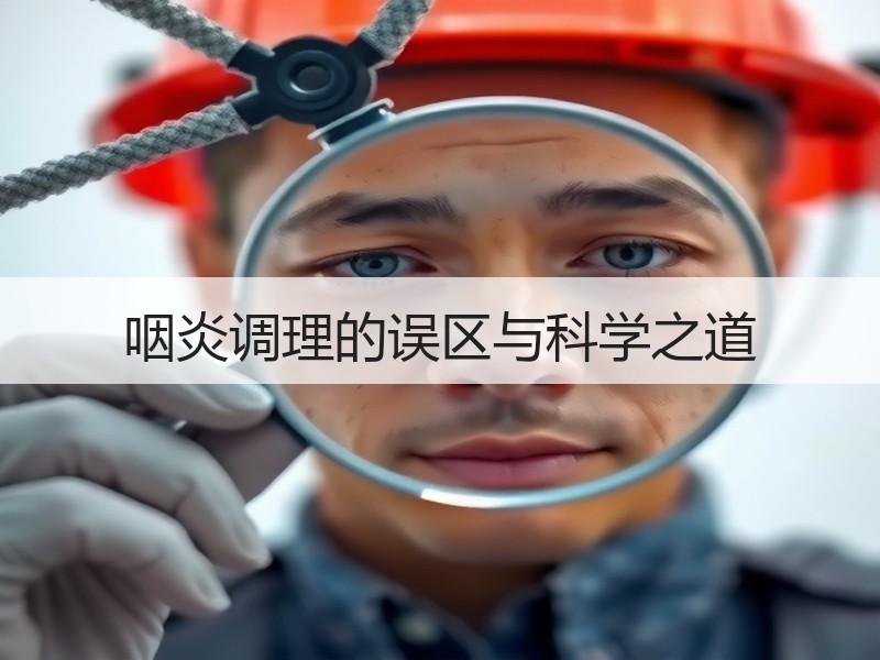咽炎调理的误区与科学之道