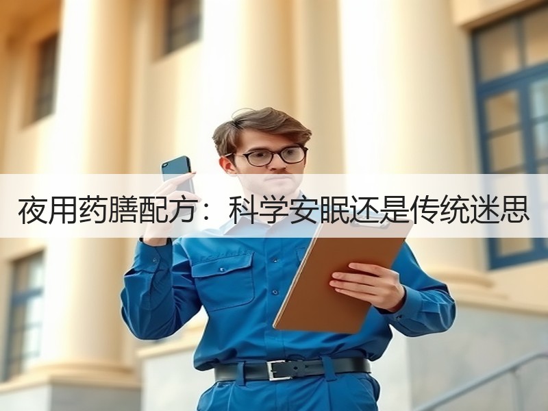 夜用药膳配方：科学安眠还是传统迷思
