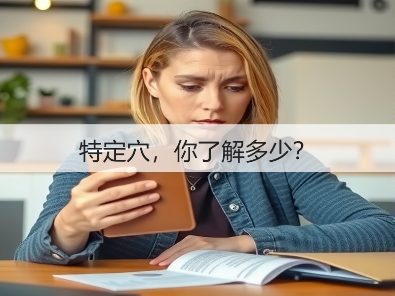 特定穴，你了解多少？