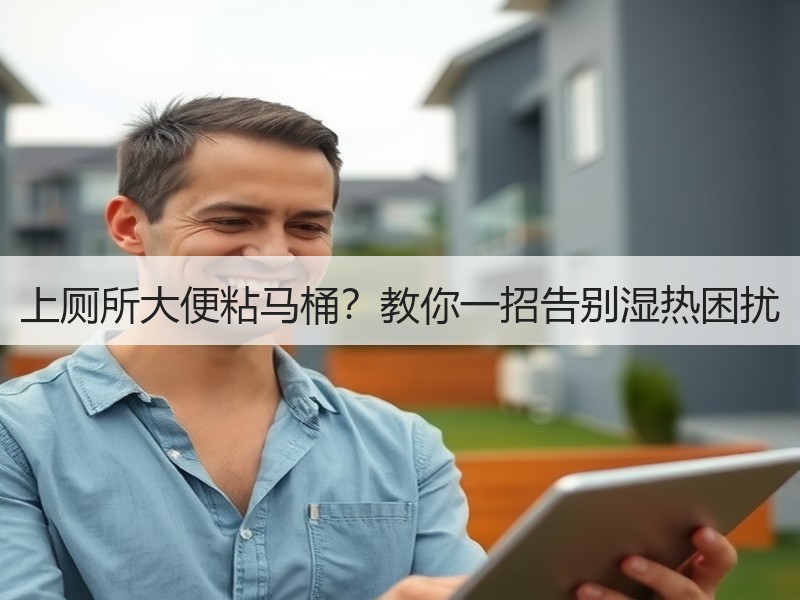 上厕所大便粘马桶？教你一招告别湿热困扰