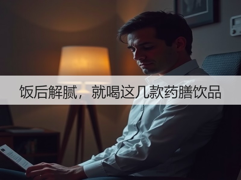 饭后解腻，就喝这几款药膳饮品