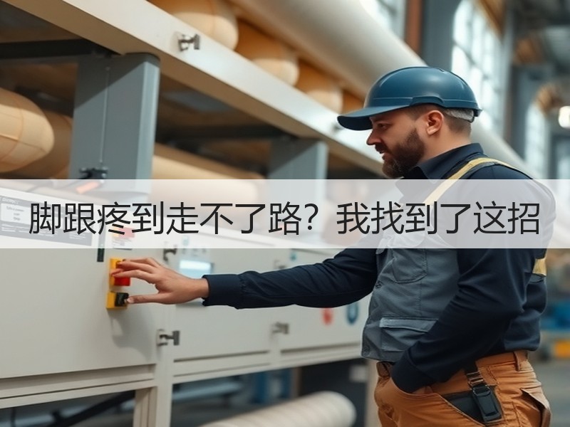 脚跟疼到走不了路？我找到了这招
