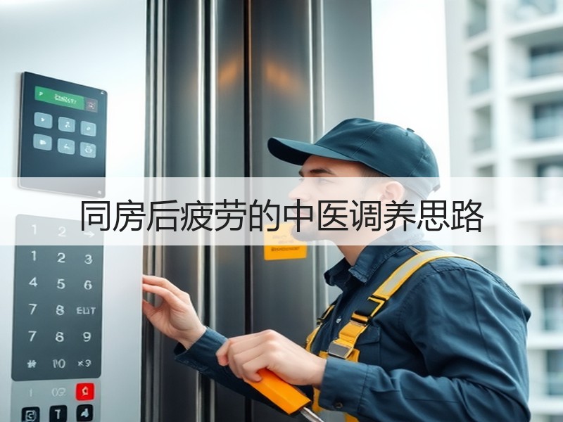 同房后疲劳的中医调养思路