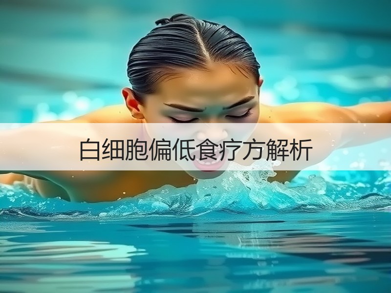 白细胞偏低食疗方解析