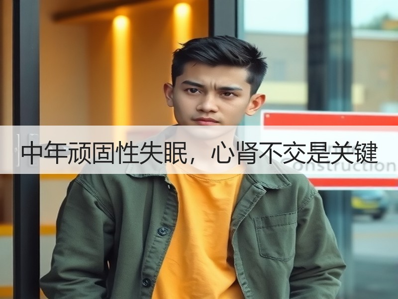 中年顽固性失眠，心肾不交是关键