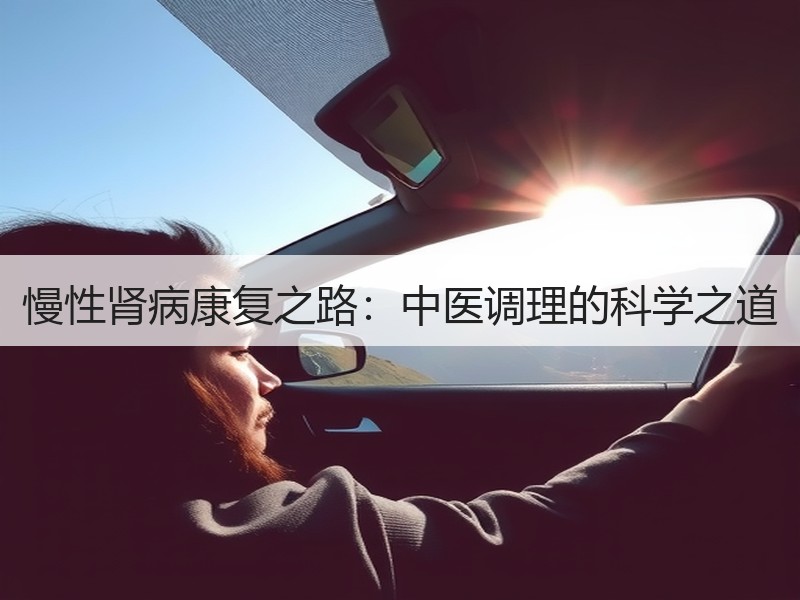 慢性肾病康复之路：中医调理的科学之道