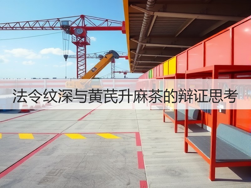 法令纹深与黄芪升麻茶的辩证思考