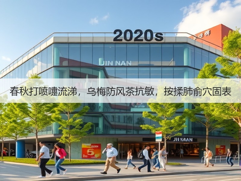 春秋打喷嚏流涕，乌梅防风茶抗敏，按揉肺俞