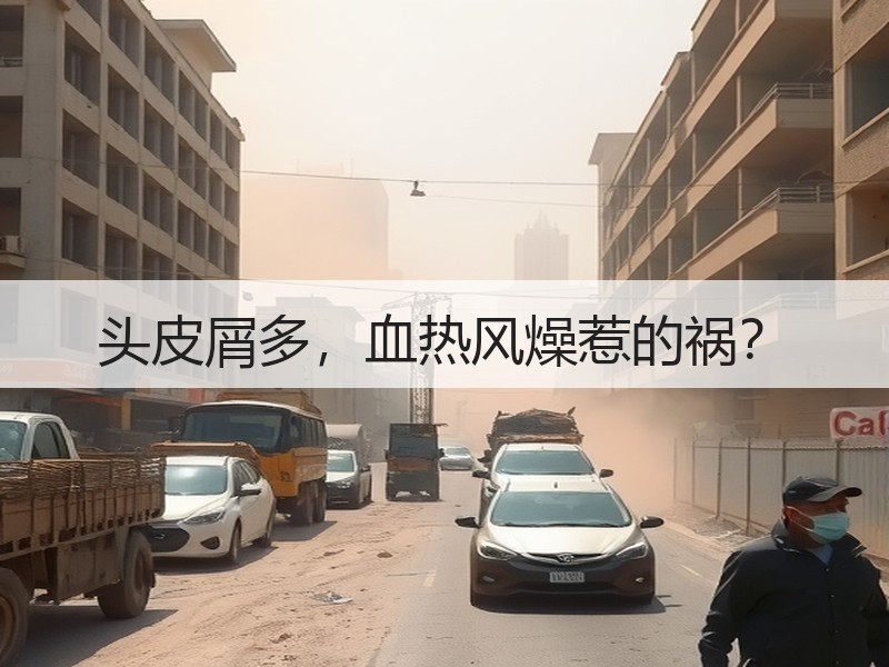 头皮屑多，血热风燥惹的祸？