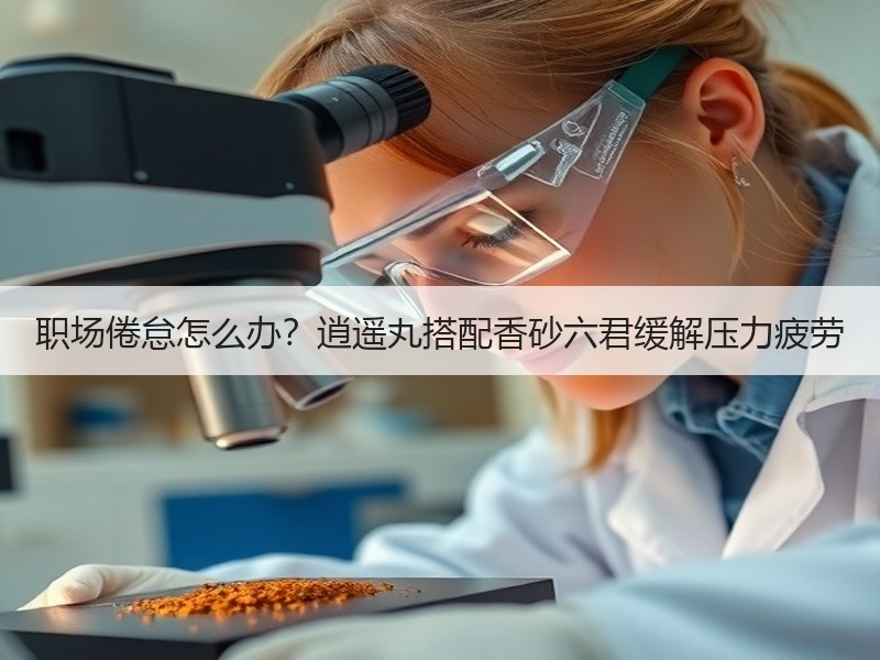 职场倦怠怎么办？逍遥丸搭配香砂六君缓解压