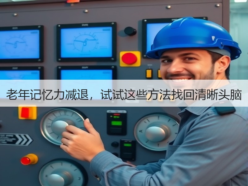 老年记忆力减退，试试这些方法找回清晰头脑