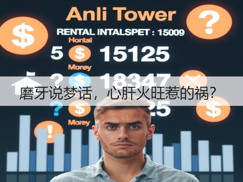 磨牙说梦话，心肝火旺惹的祸？