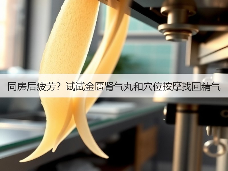 同房后疲劳？试试金匮肾气丸和穴位按摩找回