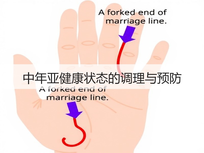 中年亚健康状态的调理与预防