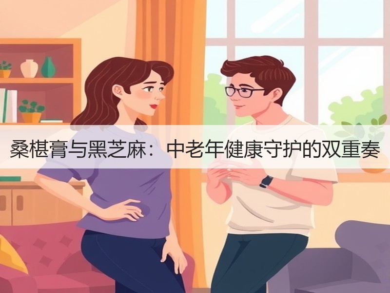 桑椹膏与黑芝麻：中老年健康守护的双重奏