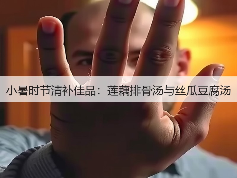 小暑时节清补佳品：莲藕排骨汤与丝瓜豆腐汤