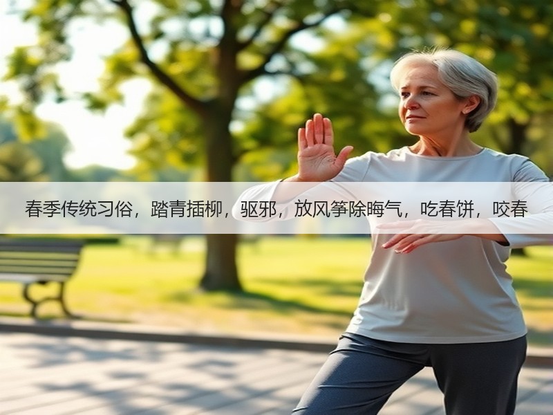 春季传统习俗，踏青插柳，驱邪，放风筝除晦