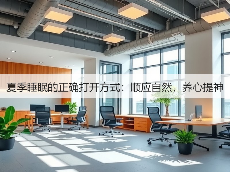 夏季睡眠的正确打开方式：顺应自然，养心提
