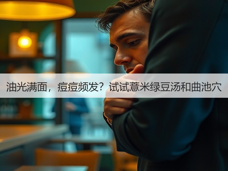 油光满面，痘痘频发？试试薏米绿豆汤和曲池
