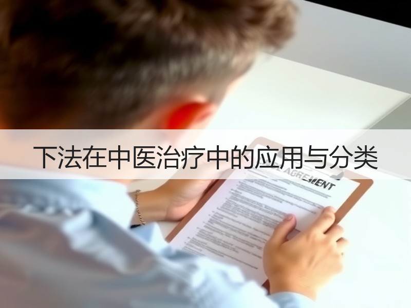 下法在中医治疗中的应用与分类