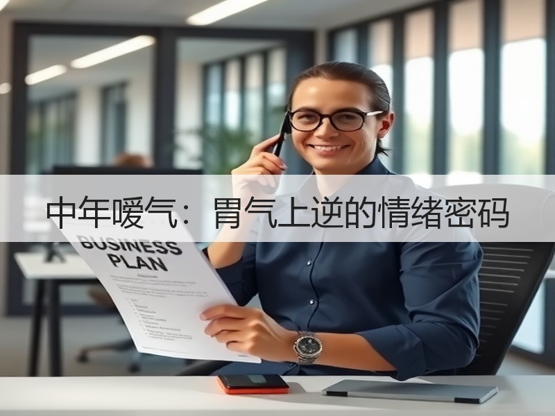 中年嗳气：胃气上逆的情绪密码
