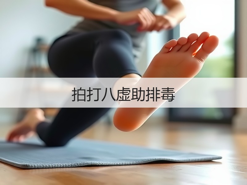 拍打八虚助排毒