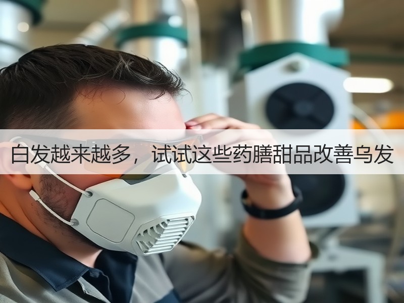 白发越来越多，试试这些药膳甜品改善乌发