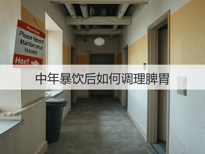 中年暴饮后如何调理脾胃