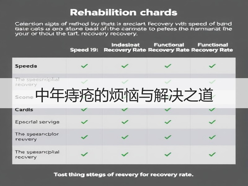 中年痔疮的烦恼与解决之道