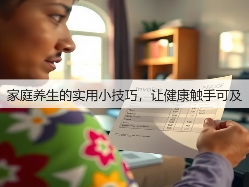 家庭养生的实用小技巧，让健康触手可及