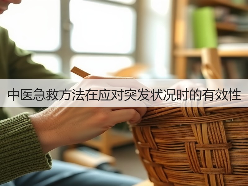 中医急救方法在应对突发状况时的有效性