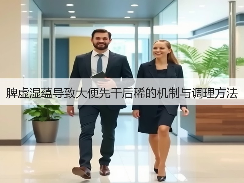 脾虚湿蕴导致大便先干后稀的机制与调理方法