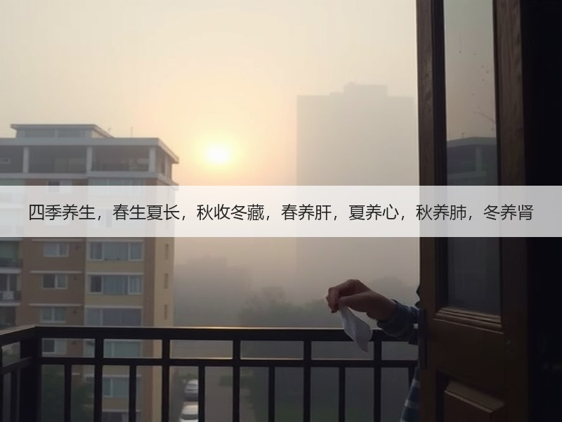 四季养生，春生夏长，秋收冬藏，春养肝，夏