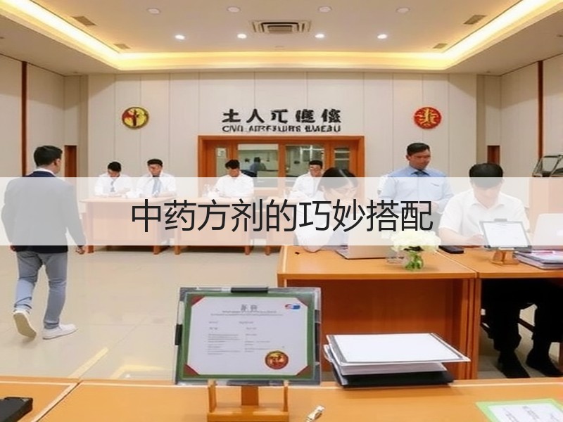 中药方剂的巧妙搭配