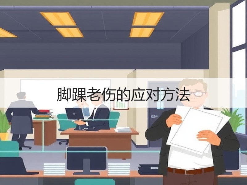 脚踝老伤的应对方法
