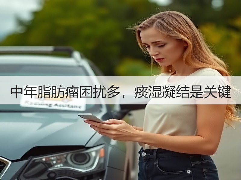 中年脂肪瘤困扰多，痰湿凝结是关键