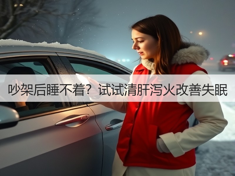吵架后睡不着？试试清肝泻火改善失眠
