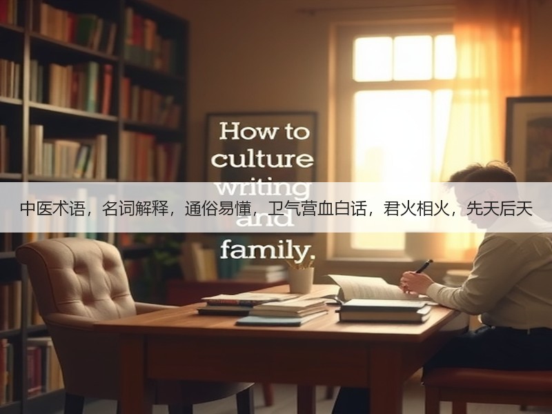 中医术语，名词解释，通俗易懂，卫气营血白