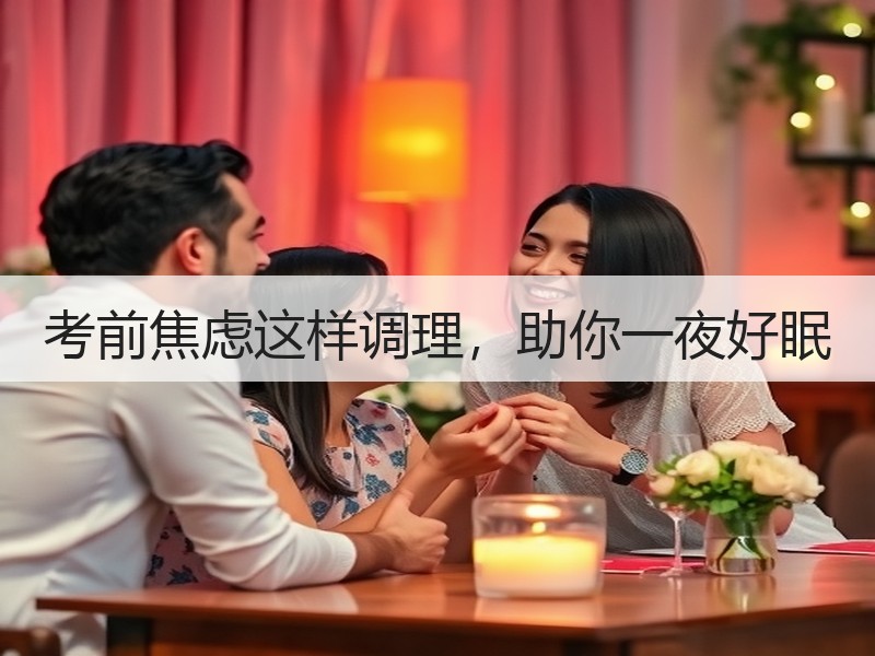 考前焦虑这样调理，助你一夜好眠