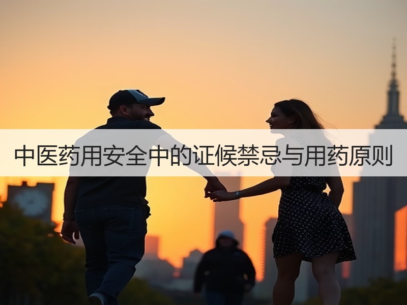 中医药用安全中的证候禁忌与用药原则