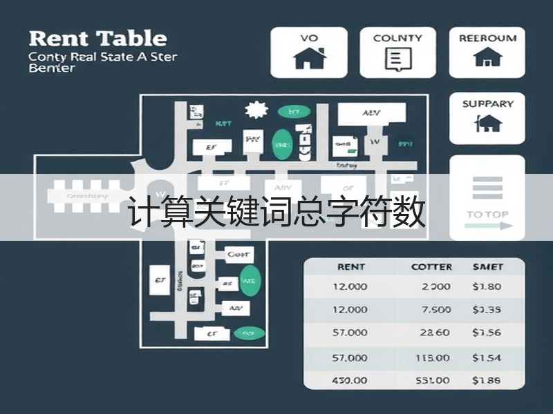 计算关键词总字符数