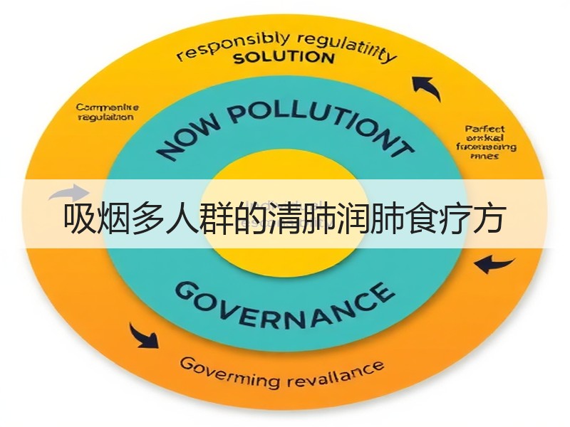 吸烟多人群的清肺润肺食疗方